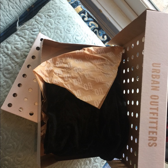 NWT Urban Outfitters velvet mock neck mini dress - Picture 4 of 4